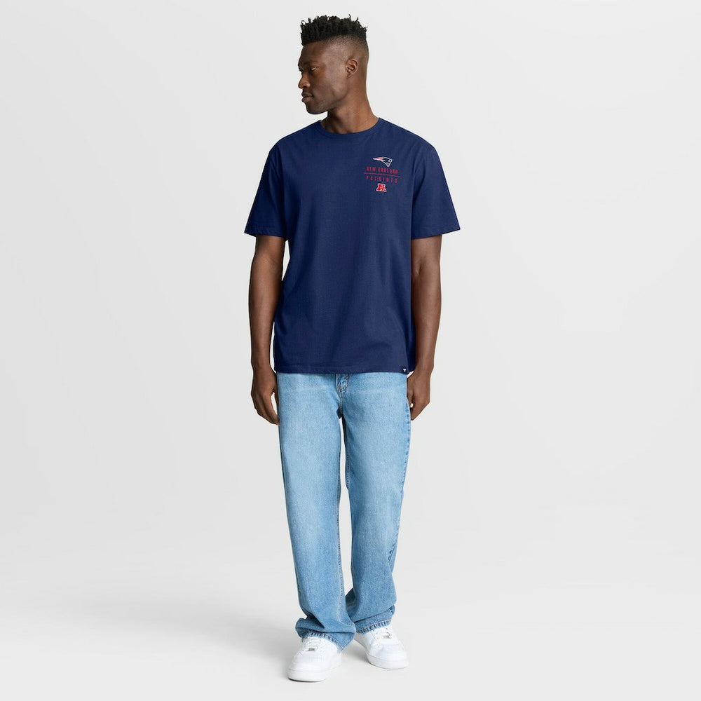 New England Patriots Passing Pocket Legacy T-Shirt - Navy T-shirts