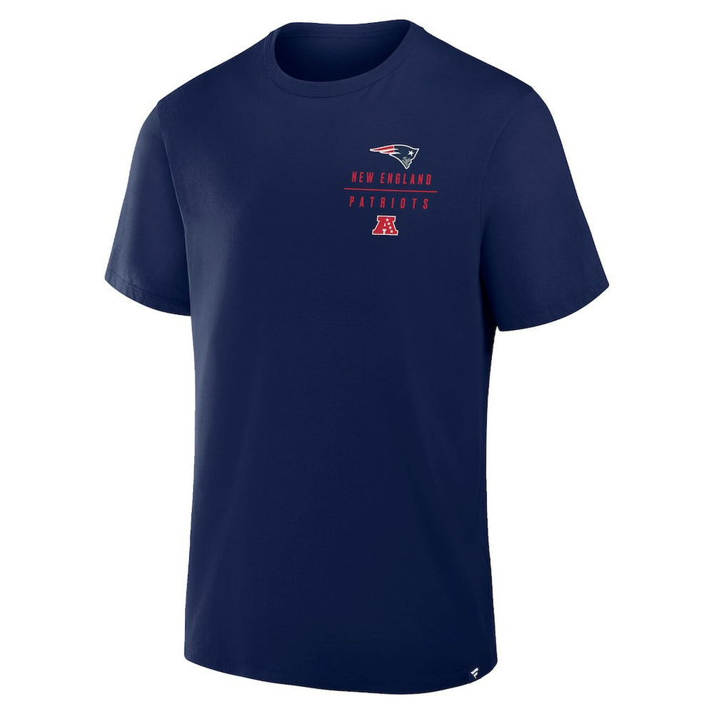 New England Patriots Passing Pocket Legacy T-Shirt - Navy T-shirts