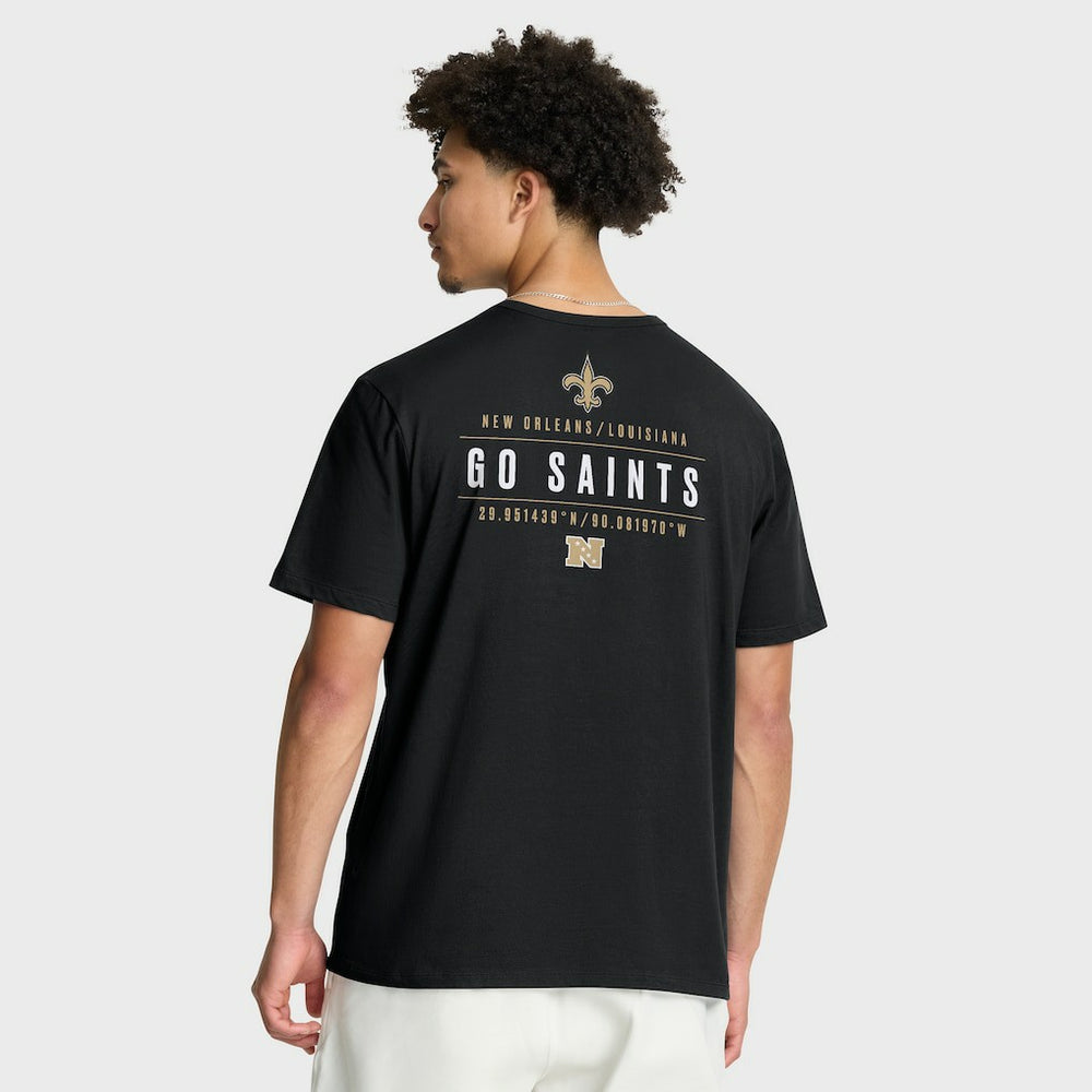 New Orleans Saints Passing Pocket Legacy T-Shirt - Black T-shirts