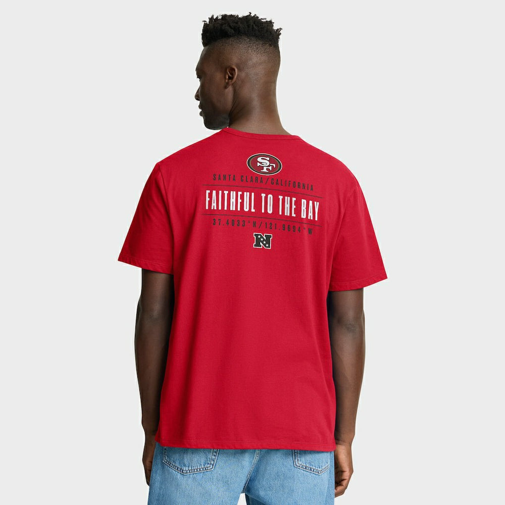 San Francisco 49ers Passing Pocket Legacy T-Shirt - Scarlet T-shirts