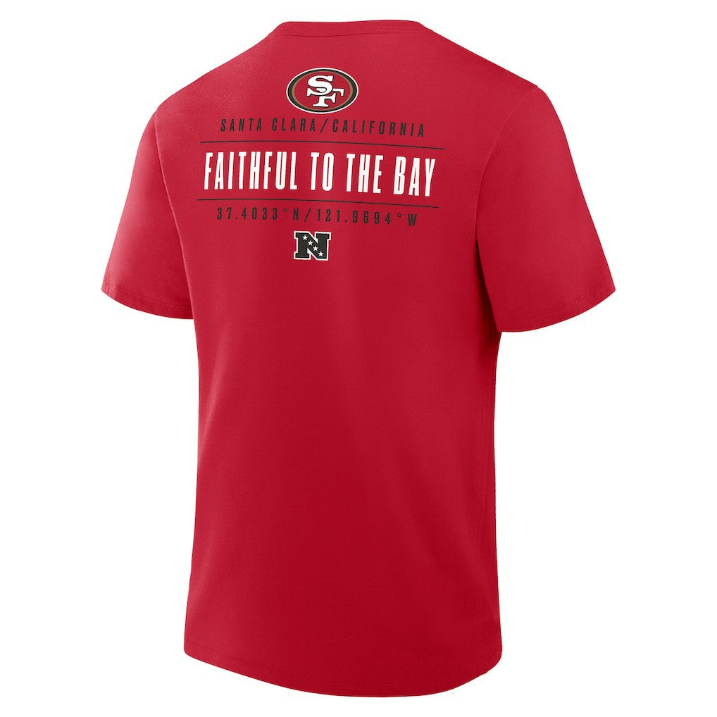 San Francisco 49ers Passing Pocket Legacy T-Shirt - Scarlet T-shirts