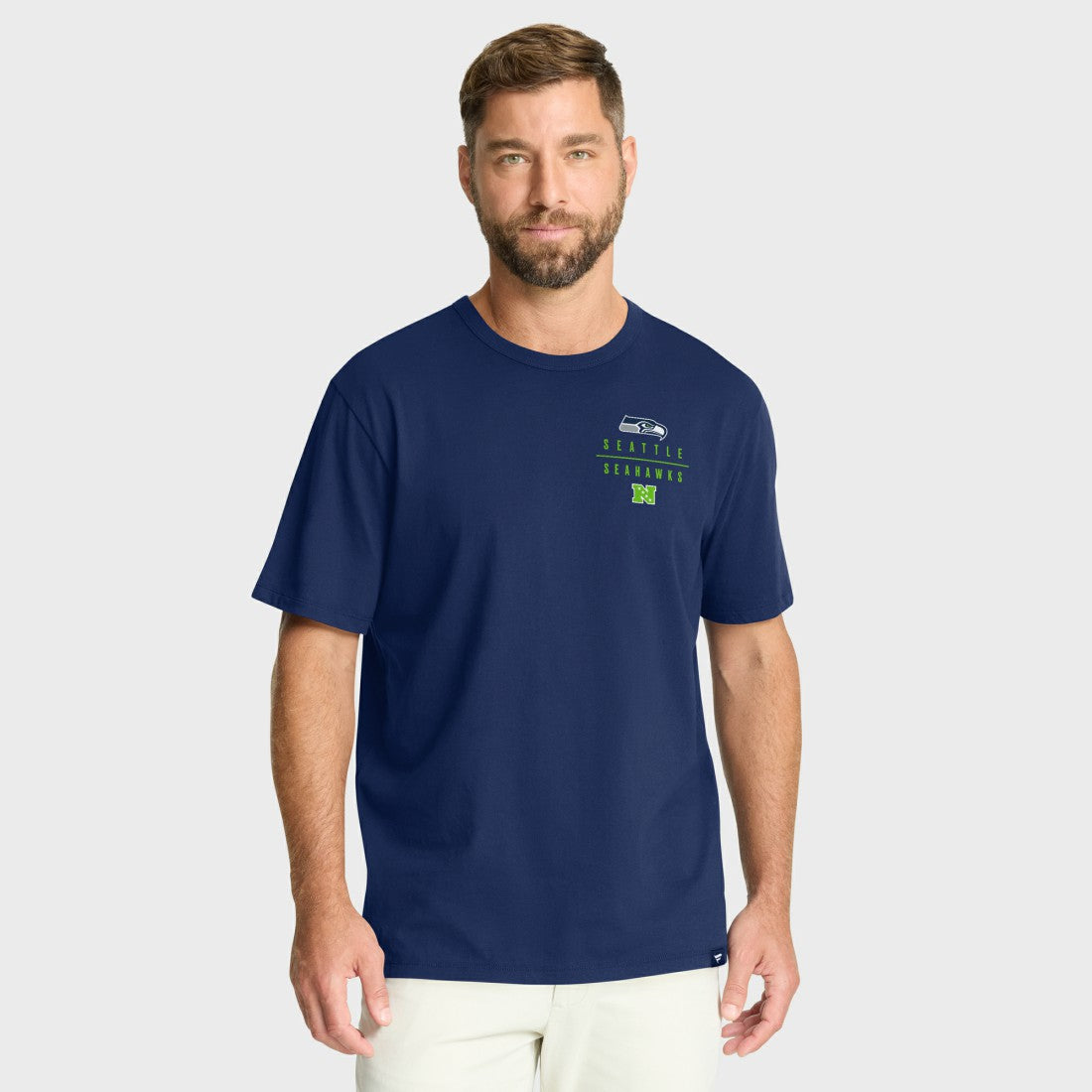 Seattle Seahawks Passing Pocket Legacy T-Shirt - College Navy T-shirts