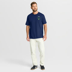 Seattle Seahawks Passing Pocket Legacy T-Shirt - College Navy T-shirts
