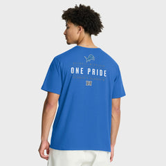Detroit Lions Passing Pocket Legacy T-Shirt - Blue T-shirts