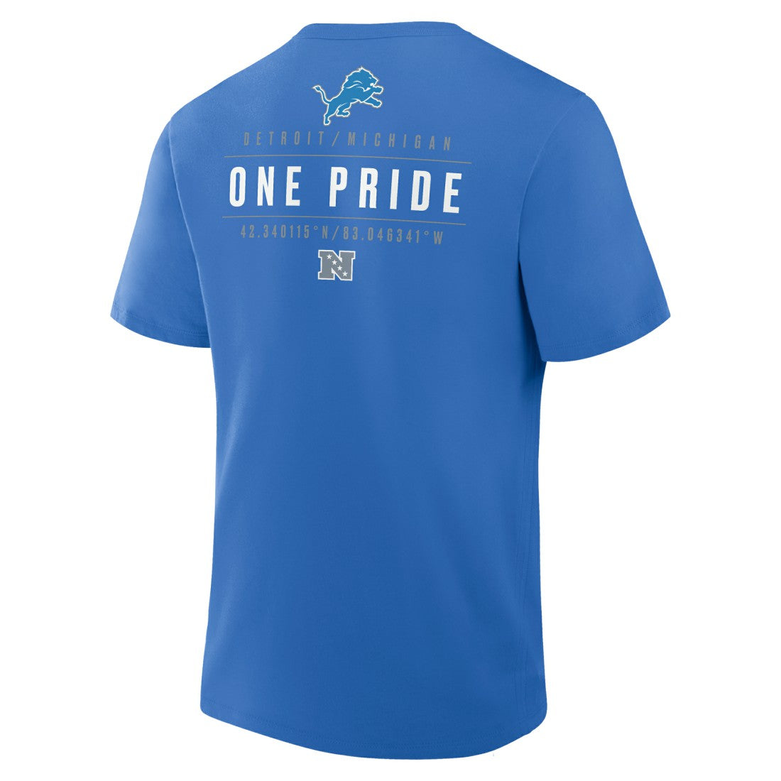 Detroit Lions Passing Pocket Legacy T-Shirt - Blue T-shirts