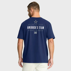 Dallas Cowboys Passing Pocket Legacy T-Shirt - Navy T-shirts