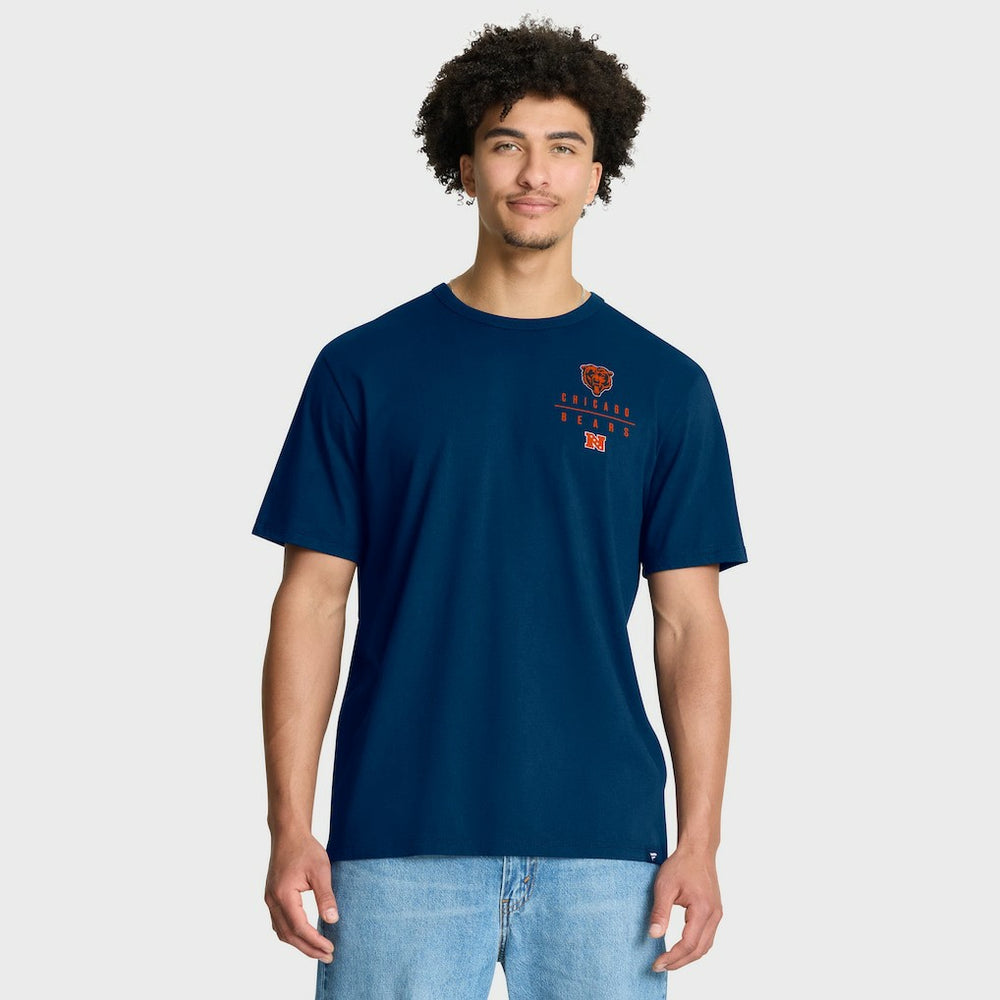 Chicago Bears Passing Pocket Legacy T-Shirt - Navy T-shirts
