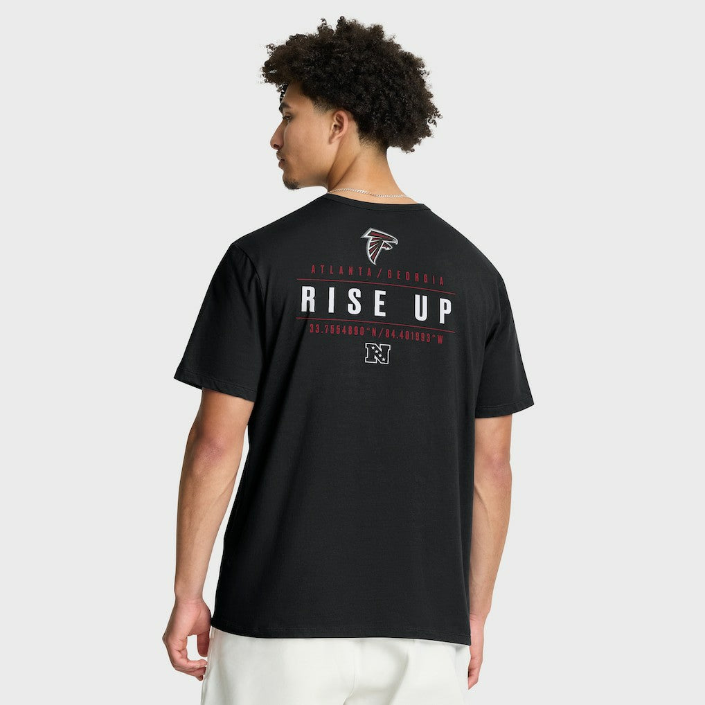 Atlanta Falcons Passing Pocket Legacy T-Shirt - Black T-shirts