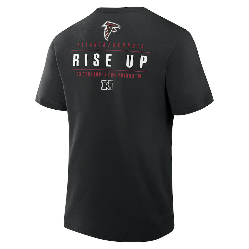 Atlanta Falcons Passing Pocket Legacy T-Shirt - Black T-shirts