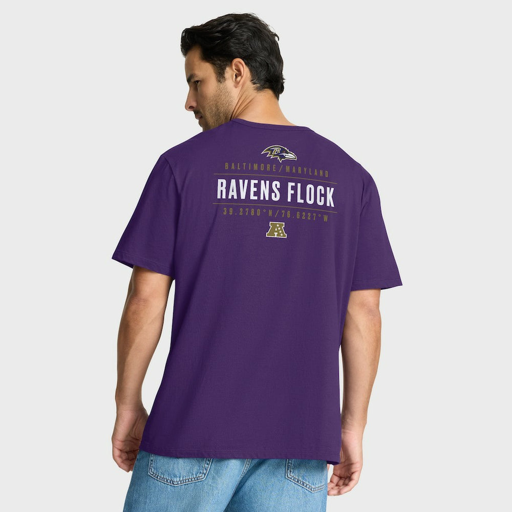 Baltimore Ravens Passing Pocket Legacy T-Shirt - Purple T-shirts