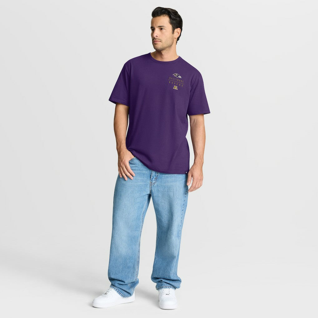 Baltimore Ravens Passing Pocket Legacy T-Shirt - Purple T-shirts
