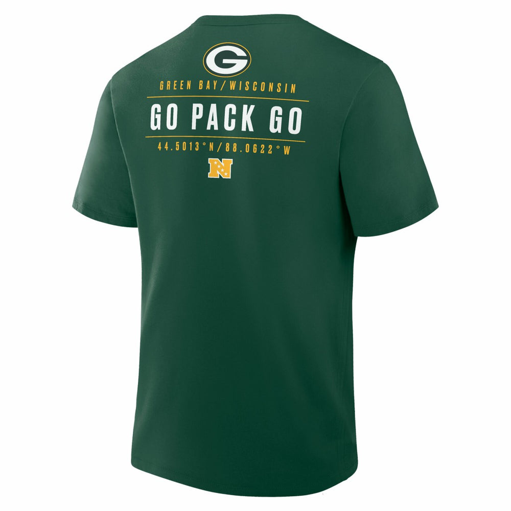 Green Bay Packers Passing Pocket Legacy T-Shirt - Green T-shirts