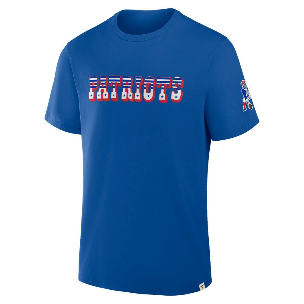 New England Patriots Elevated Classic Legacy T-Shirt - Royal T-shirts