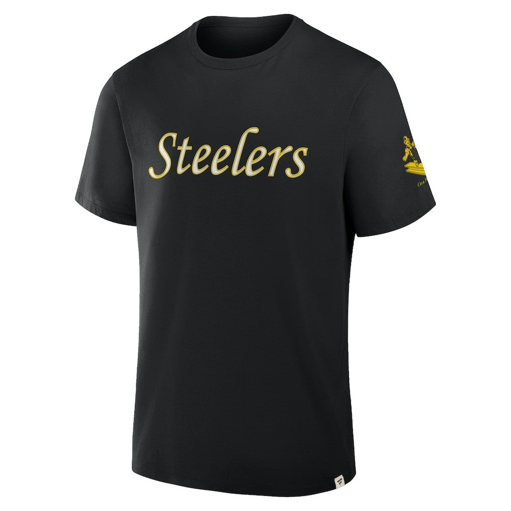 Pittsburgh Steelers Elevated Classic Legacy T-Shirt - Black T-shirts