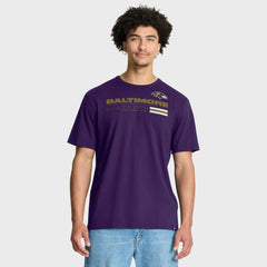Baltimore Ravens Chop Block Legacy T-Shirt - Purple T-shirts