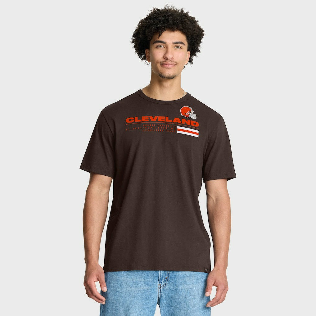 Cleveland Browns Chop Block Legacy T-Shirt - Brown T-shirts