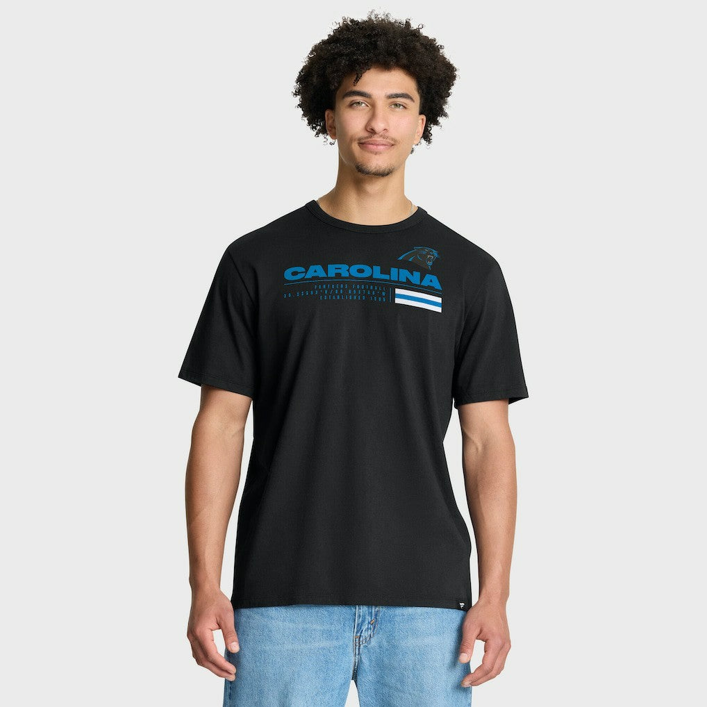 Carolina Panthers Chop Block Legacy T-Shirt - Black T-shirts