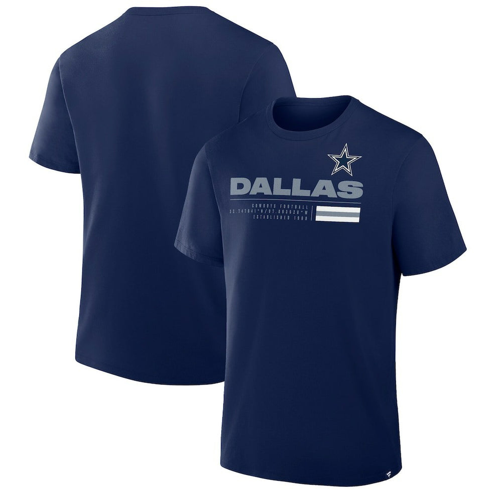 Dallas Cowboys Chop Block Legacy T-Shirt - Navy T-shirts