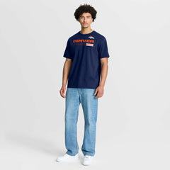 Denver Broncos Chop Block Legacy T-Shirt - Navy T-shirts