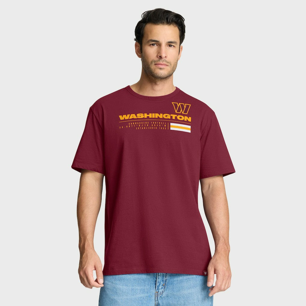 Washington Commanders Chop Block Legacy T-Shirt - Burgundy T-shirts