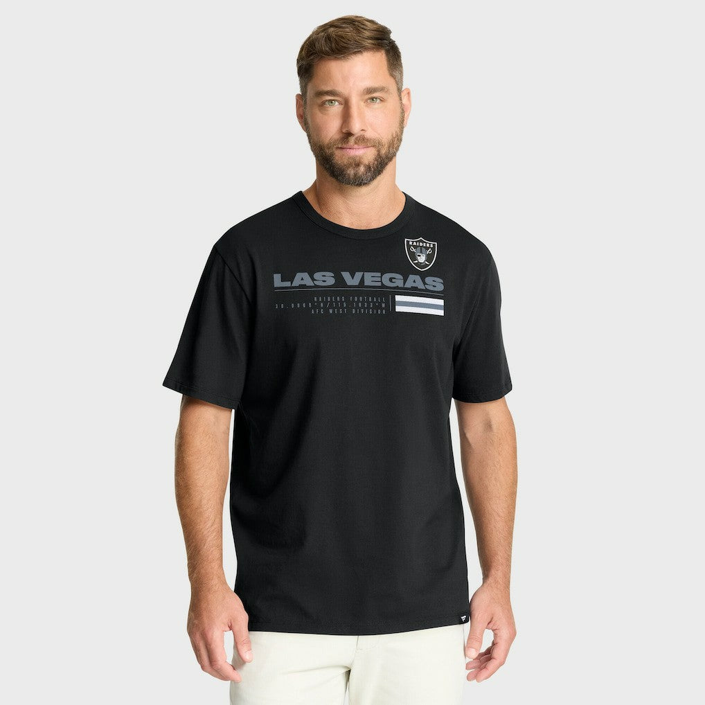 Las Vegas Raiders Chop Block Legacy T-Shirt - Black T-shirts
