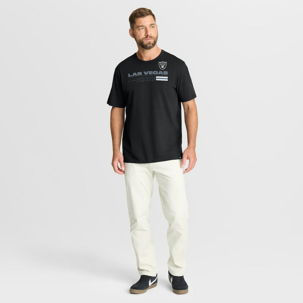 Las Vegas Raiders Chop Block Legacy T-Shirt - Black T-shirts