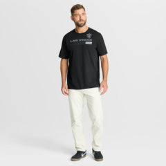 Las Vegas Raiders Chop Block Legacy T-Shirt - Black T-shirts