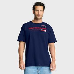 New England Patriots Chop Block Legacy T-Shirt - Navy T-shirts