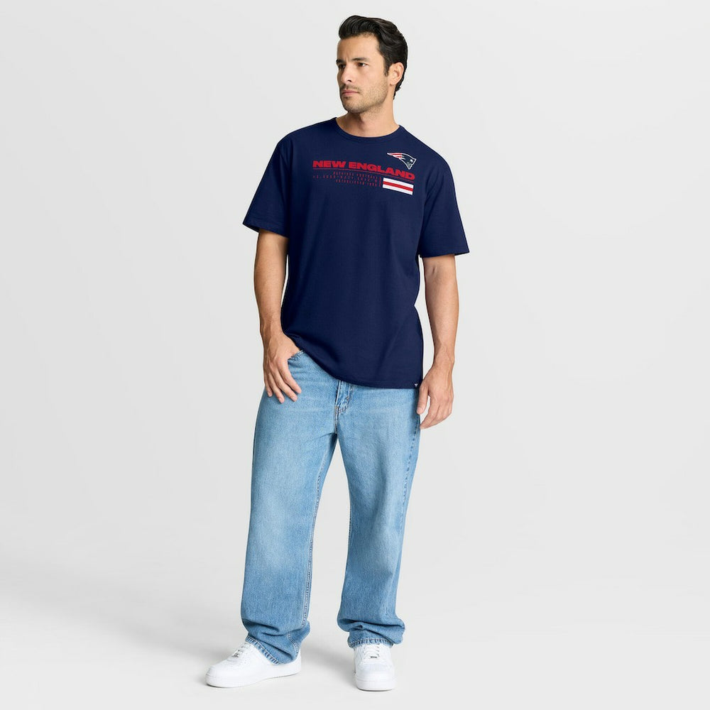 New England Patriots Chop Block Legacy T-Shirt - Navy T-shirts