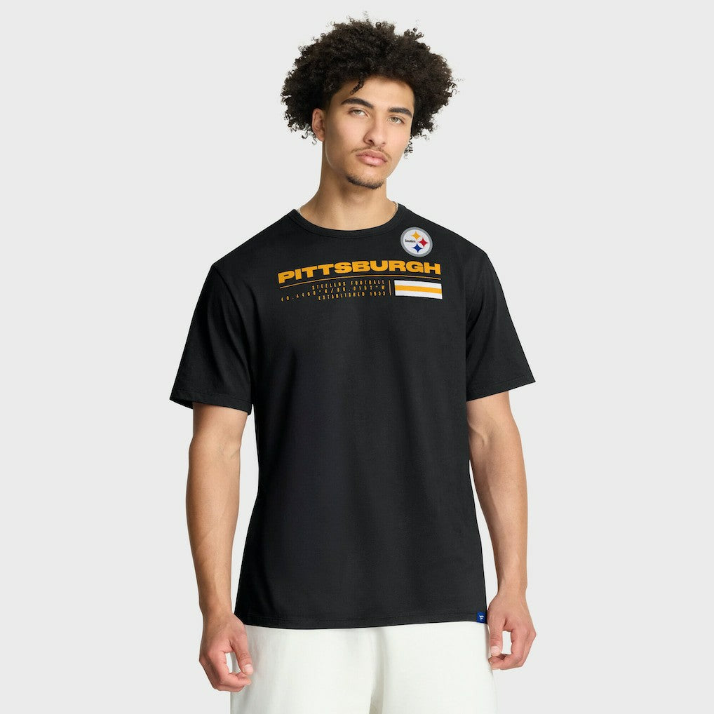 Pittsburgh Steelers Chop Block Legacy T-Shirt - Black T-shirts