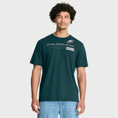 Philadelphia Eagles Chop Block Legacy T-Shirt - Midnight Green T-shirts