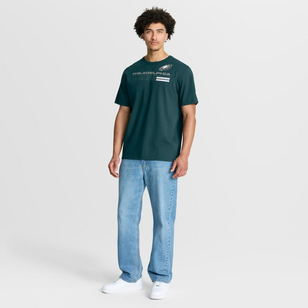Philadelphia Eagles Chop Block Legacy T-Shirt - Midnight Green T-shirts