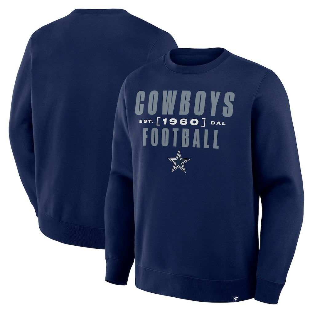 Dallas Cowboys Powerful Throw Legacy Sweatshirt - Navy Sweatshirts