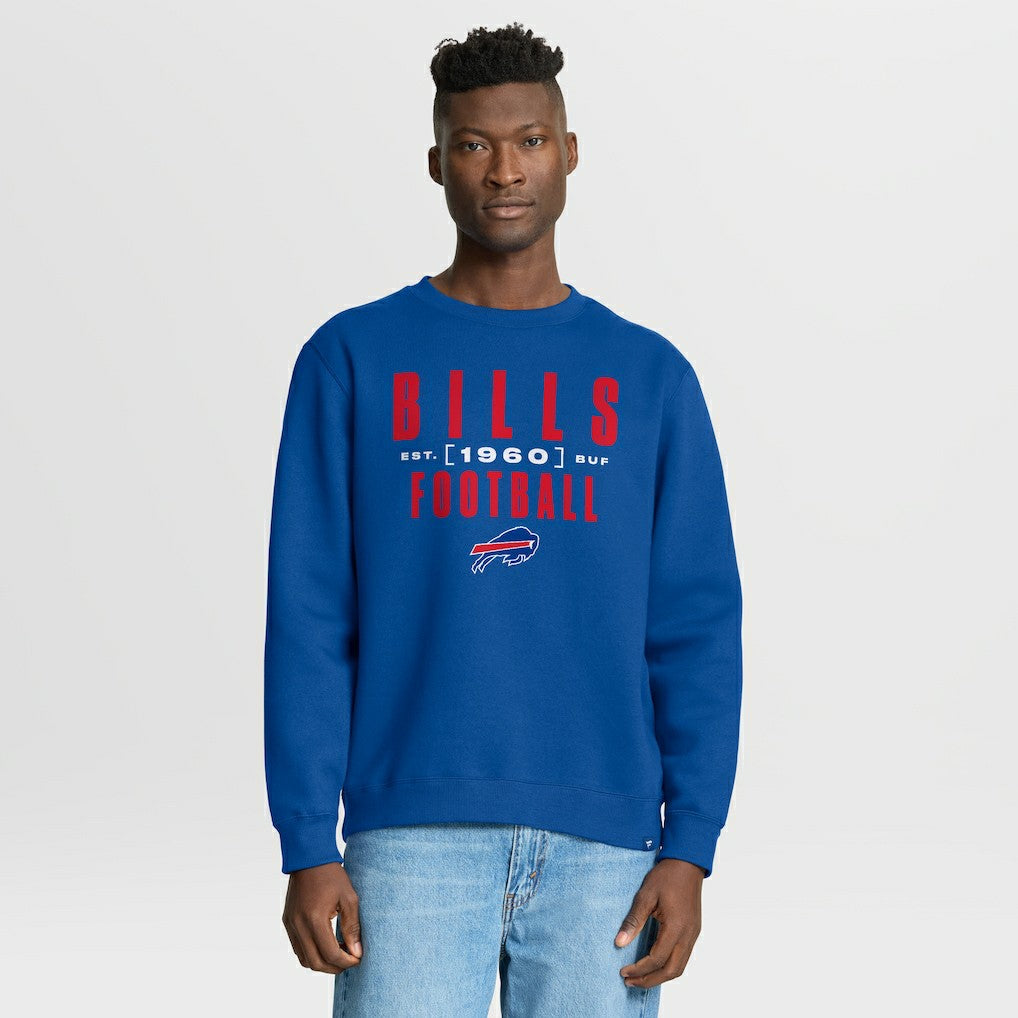 Buffalo Bills Powerful Throw Legacy Pullover Sweatshirt - Royal Pullover