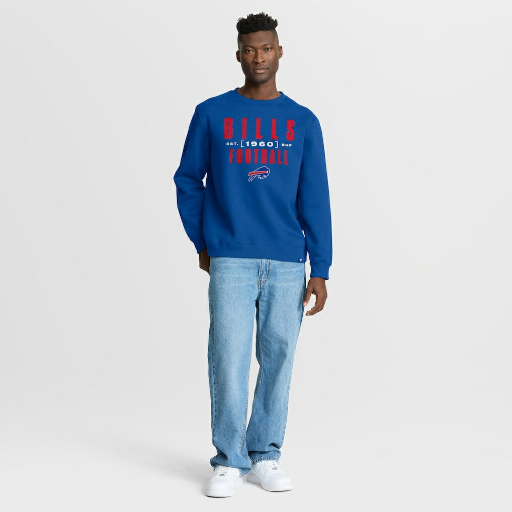 Buffalo Bills Powerful Throw Legacy Pullover Sweatshirt - Royal Pullover