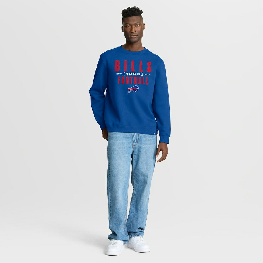 Buffalo Bills Powerful Throw Legacy Pullover Sweatshirt - Royal Pullover