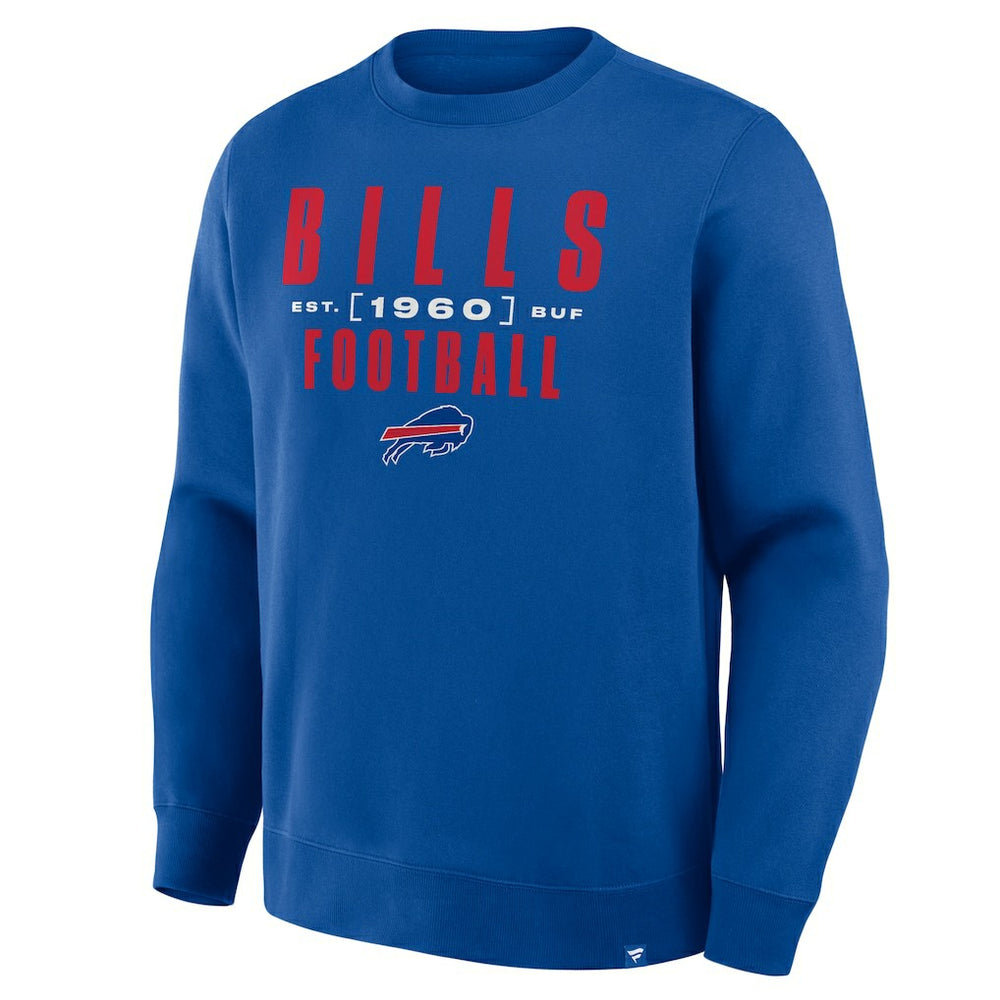 Buffalo Bills Powerful Throw Legacy Pullover Sweatshirt - Royal Pullover