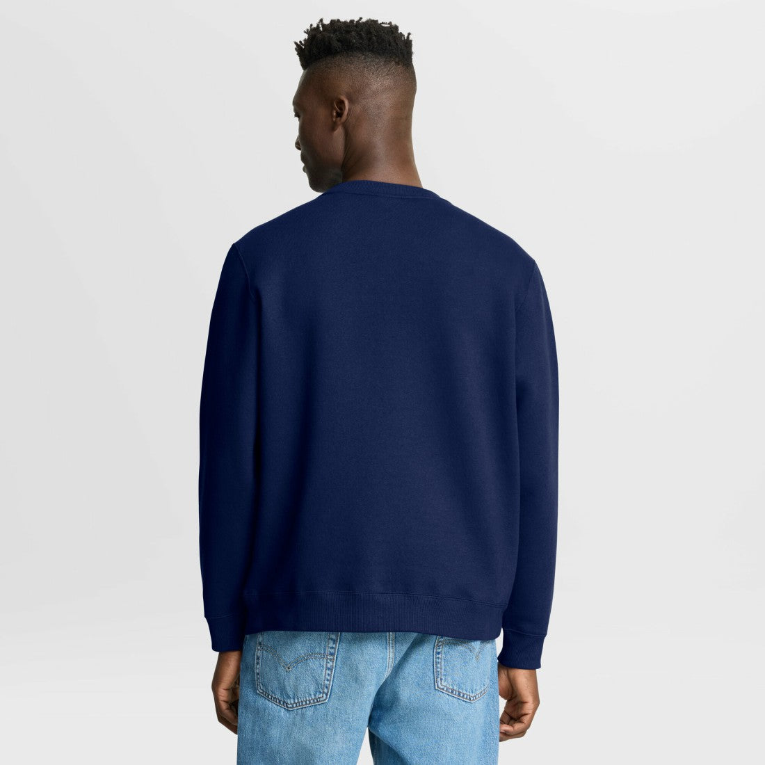Denver Broncos Powerful Throw Legacy Pullover Sweatshirt - Navy Pullover