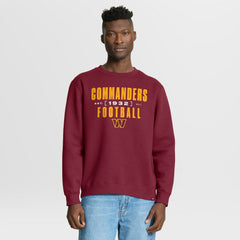 Washington Commanders Powerful Throw Legacy Pullover Sweatshirt - Burgundy Pullover