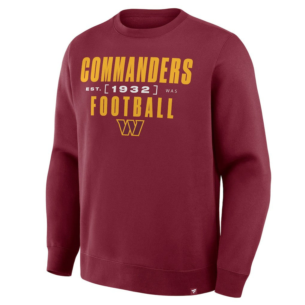 Washington Commanders Powerful Throw Legacy Pullover Sweatshirt - Burgundy Pullover