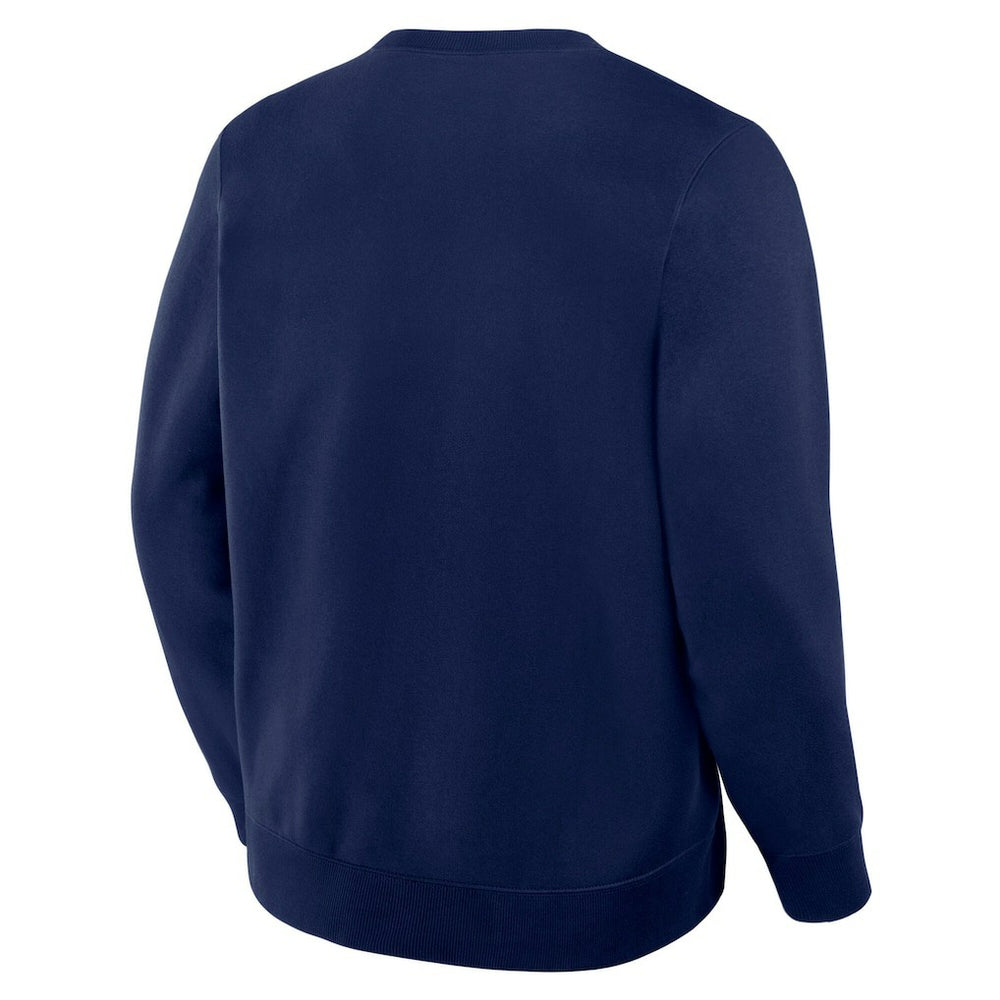 New England Patriots Powerful Throw Legacy Pullover Sweatshirt - Navy Pullover