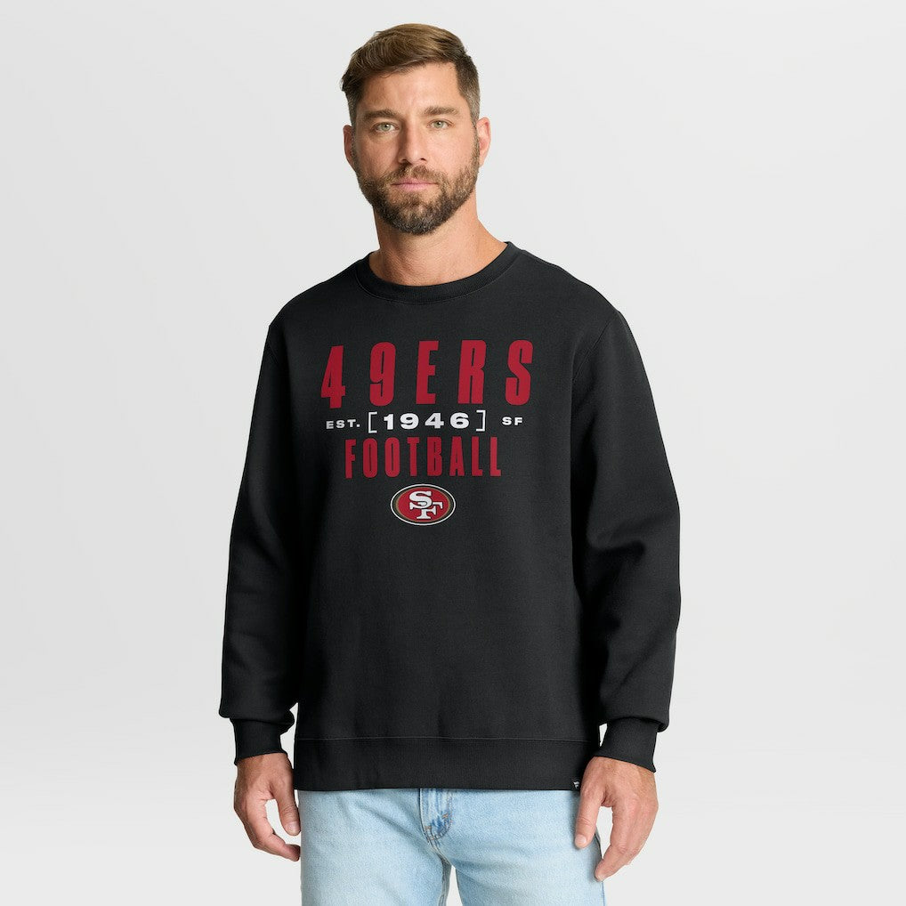 San Francisco 49ers Powerful Throw Legacy Pullover Sweatshirt - Black Pullover