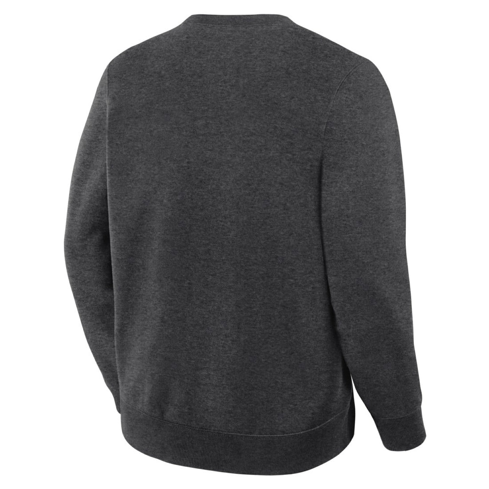 Tampa Bay Buccaneers Powerful Throw Legacy Pullover Sweatshirt - Heather Pewter Pullover