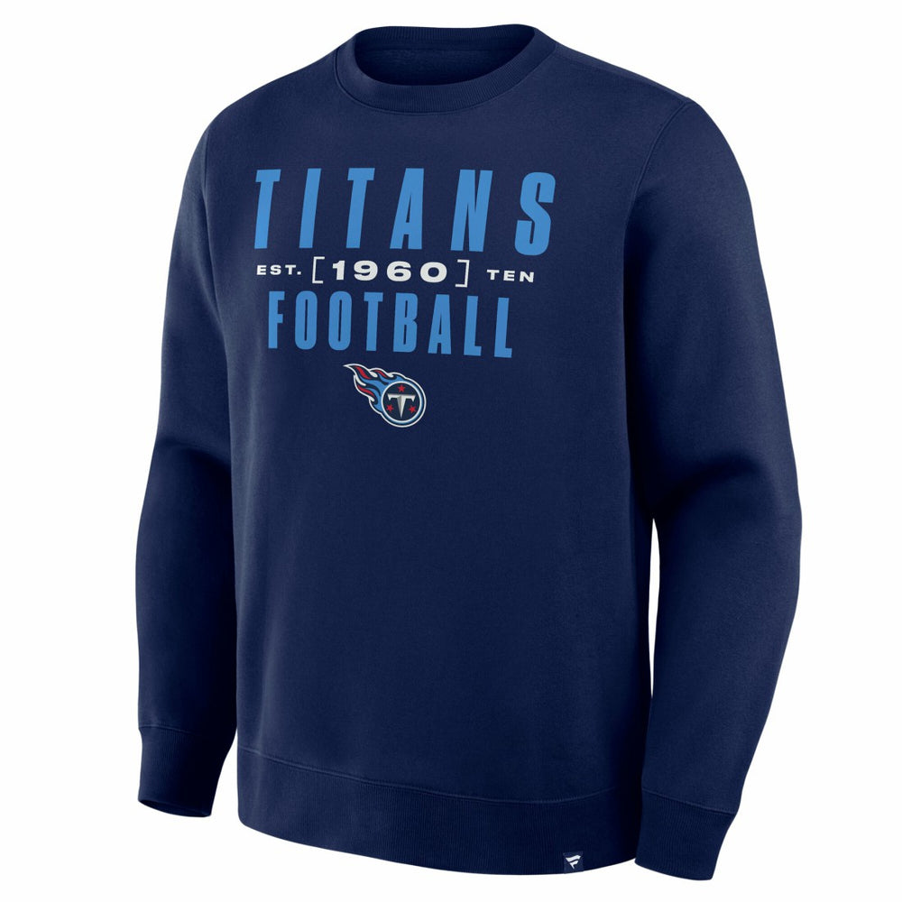 Tennessee Titans Powerful Throw Legacy Pullover Sweatshirt - Navy Pullover