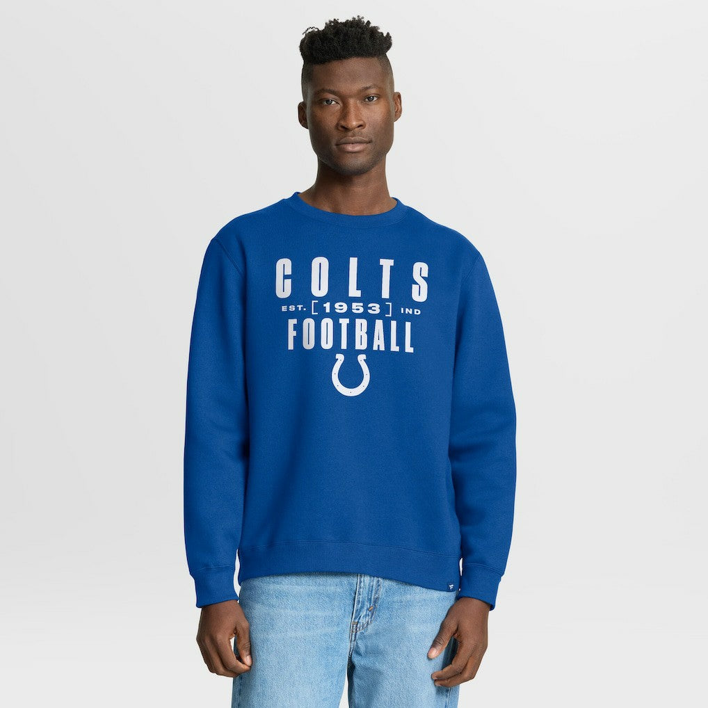Indianapolis Colts Powerful Throw Legacy Pullover Sweatshirt - Royal Pullover