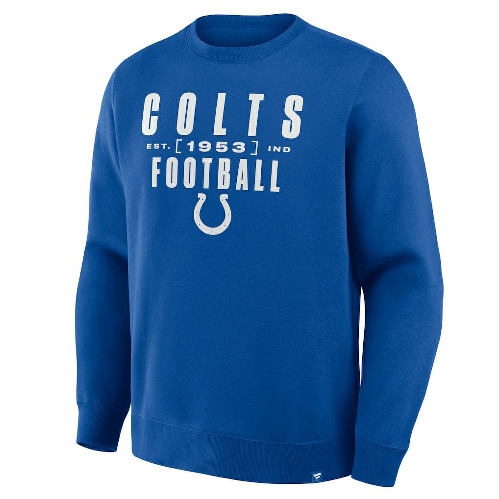 Indianapolis Colts Powerful Throw Legacy Pullover Sweatshirt - Royal Pullover