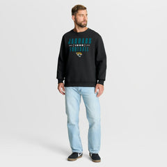 Jacksonville Jaguars Powerful Throw Legacy Pullover Sweatshirt - Black Pullover