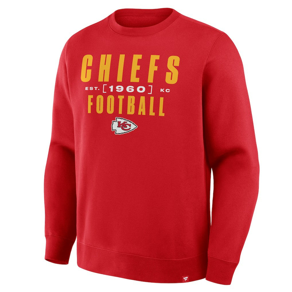 Kansas City Chiefs Powerful Throw Legacy Pullover Sweatshirt - Red Pullover