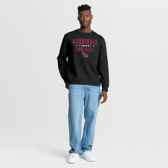 Arizona Cardinals Powerful Throw Legacy Pullover Sweatshirt - Black Pullover