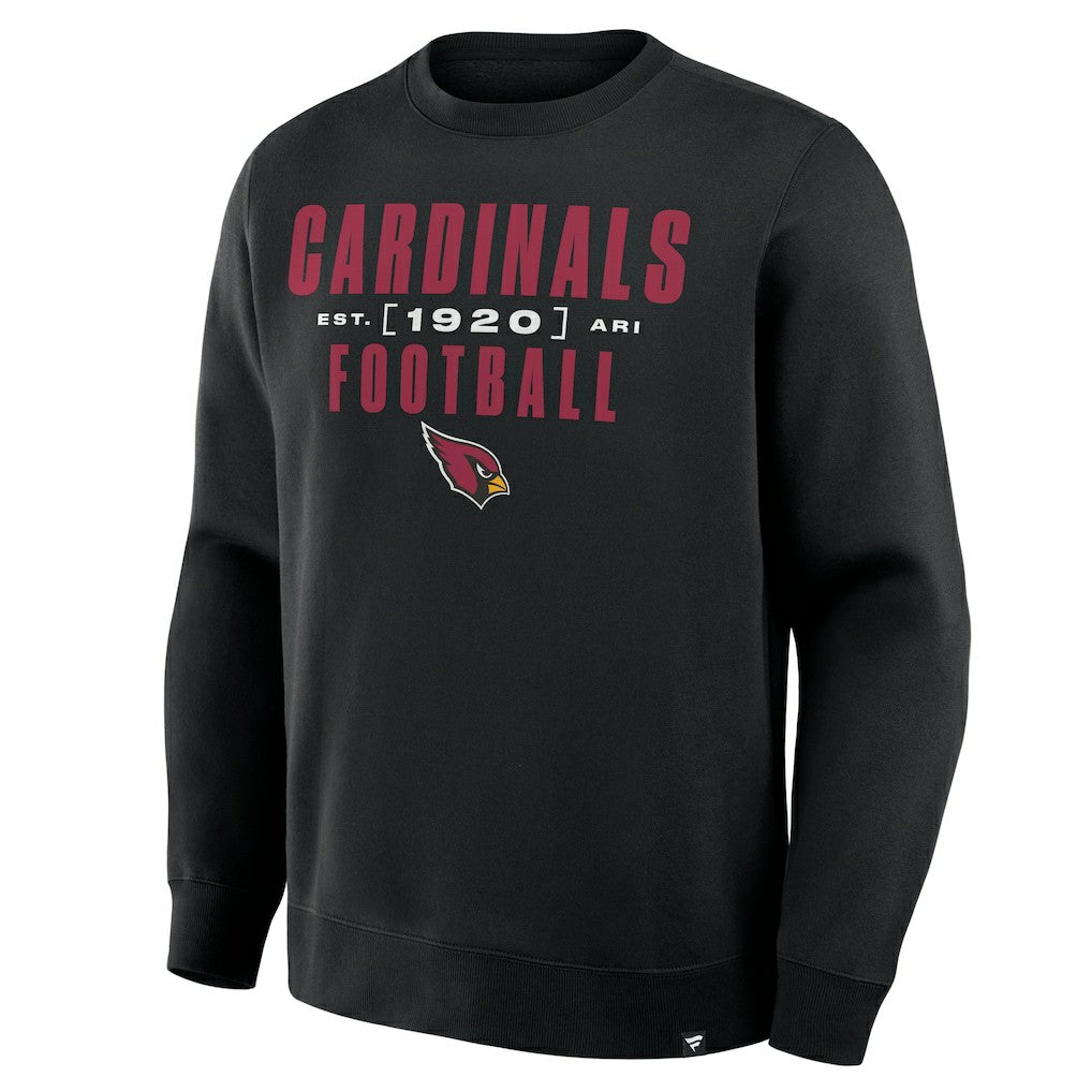 Arizona Cardinals Powerful Throw Legacy Pullover Sweatshirt - Black Pullover
